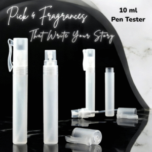 Soongh Premium Non-Alcoholic 10ml Perfume Pen Tester (Pack of 4) for Sampling Fragrances in Pakistan