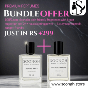 Soongh Premium Non-Alcoholic 50ml Perfume Bottles Bundle Offer in Pakistan
