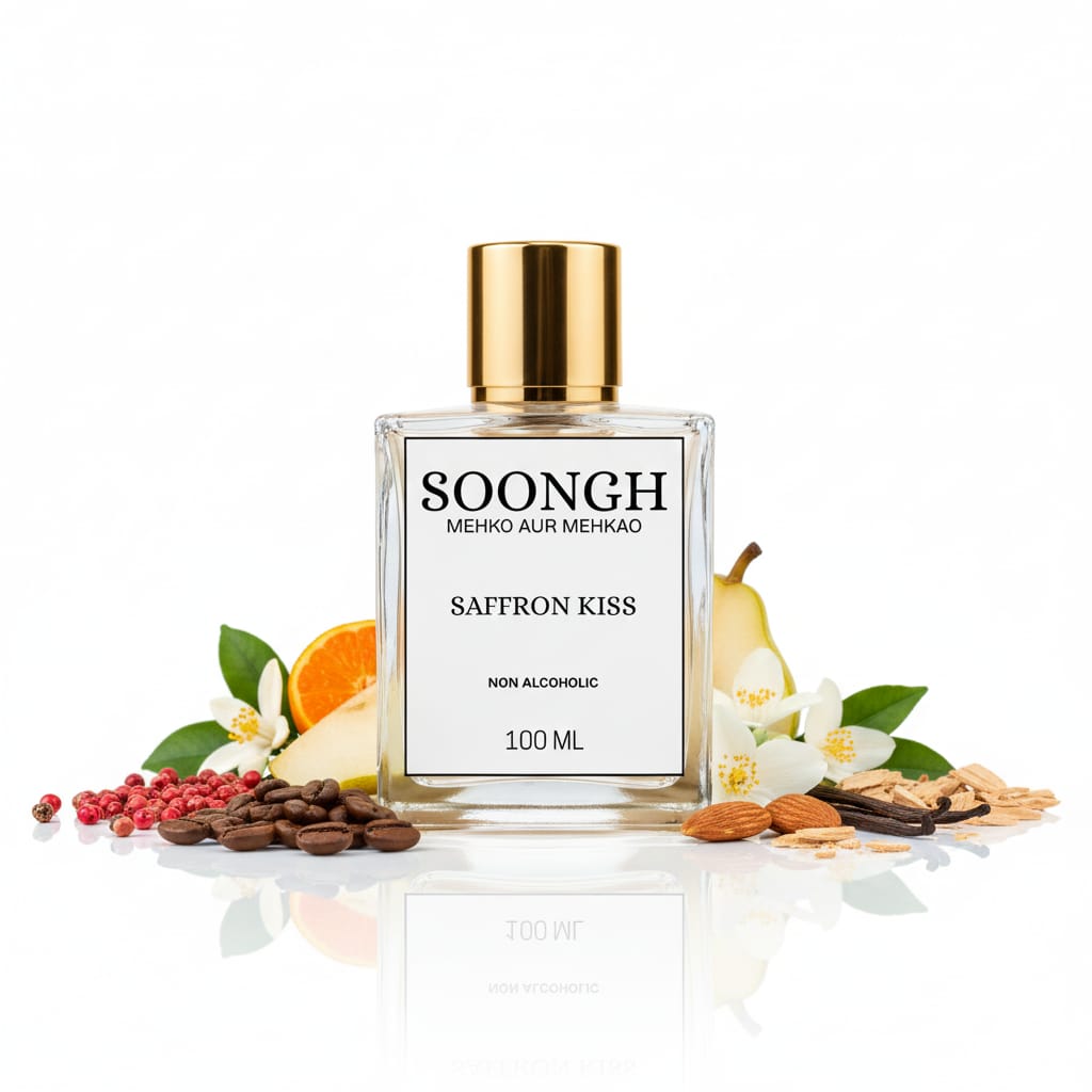 Saffron Kiss 100ml non-alcoholic perfumes in Pakistan