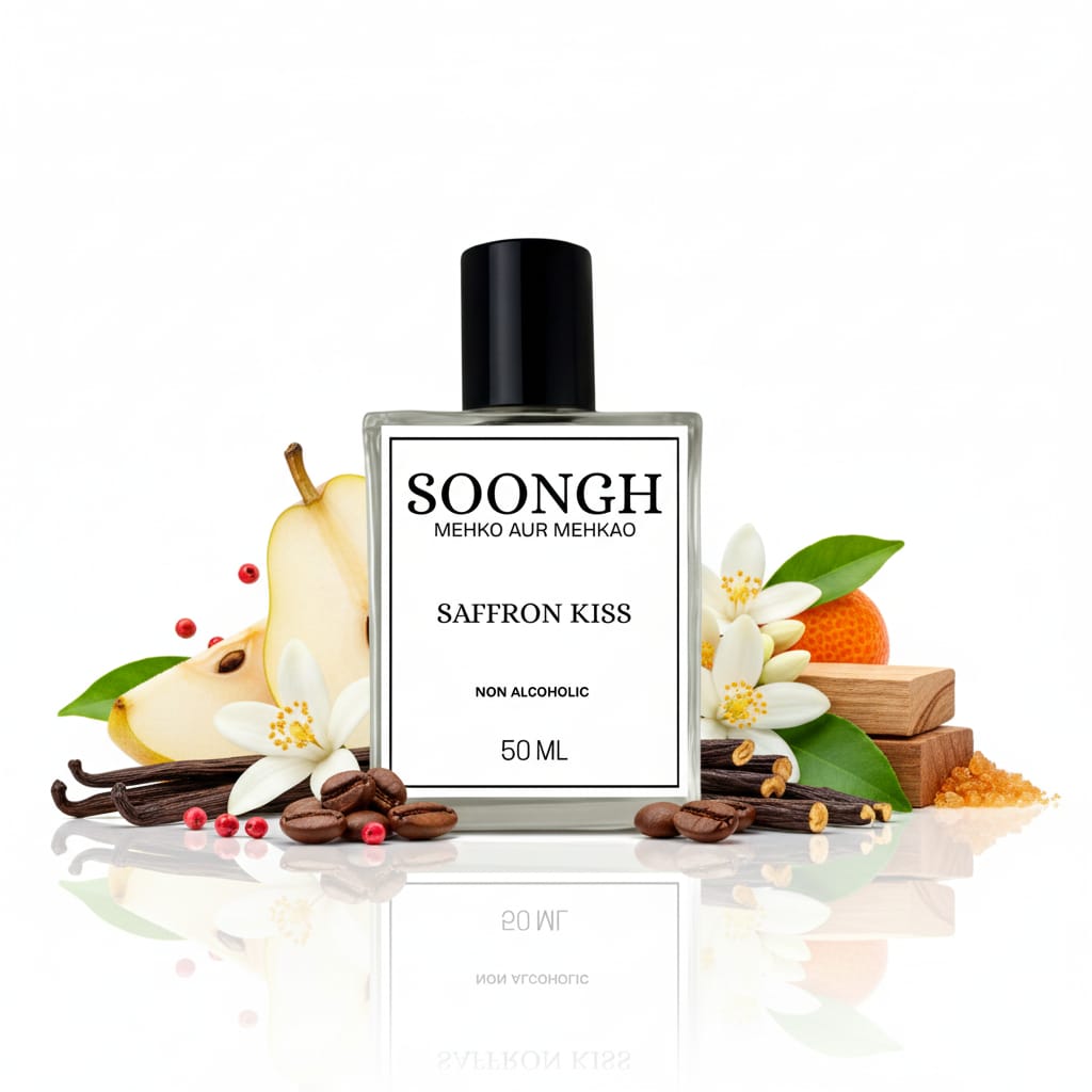 Saffron Kiss 50ml non-alcoholic perfumes in Pakistan